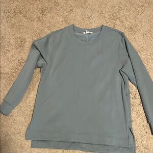 Athleta green/gray sweatshirt